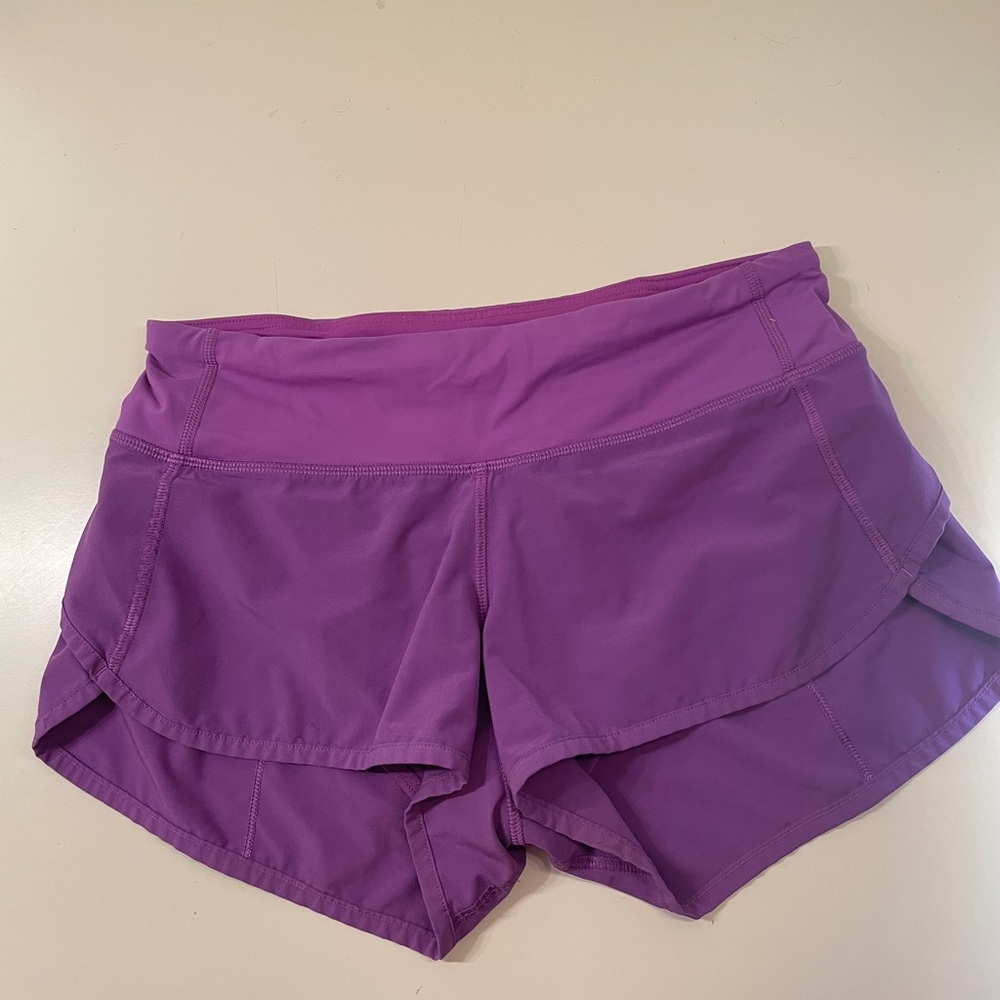 Lululemon purple shorts size 2